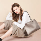 Ensemble de sacs à main en treillis de diamants pour femmes