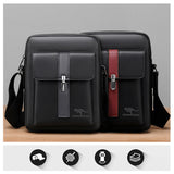 Sac à bandoulière pour hommes en cuir PU souple