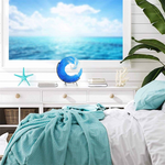 Sculpture En Verre Fusionné Ocean Wave