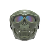 Masque de casque d'horreur de crâne