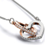 Collier Coeurs Entrelacés
