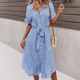 robe décontractée à lacets