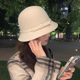 Chapeau de pêcheur en tweed de laine