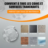 Coin anti-collision transparent pour enfants