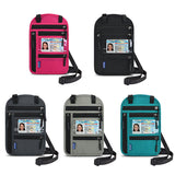 Portefeuille de voyage avec porte-passeport anti-RFID