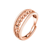 Bague avec Des Perles à Pois