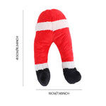 Décoration de jambes de Père Noël