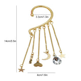 Boucles d'oreilles élégantes à longues franges