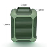 Ventilateur extérieur paresseux portable à la taille