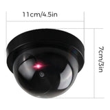 Fausse caméra de surveillance simulée avec lumière rouge