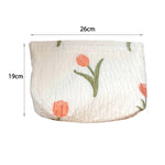 Trousse de maquillage florale mignonne
