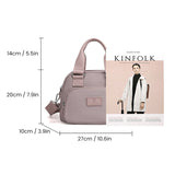 Sac à bandoulière élégant en tissu Oxford