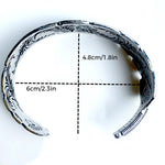 Bracelet plume vintage
