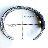 Bracelet plume vintage