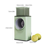 Circulaire multifonctionnelle de ménage de cuisine de coupe-légumes de tambour