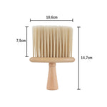 Brosse à poussière de voiture en bois