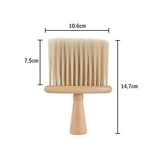 Brosse à poussière de voiture en bois