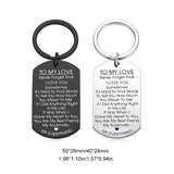 Porte-clés de motivation TO MY LOVE