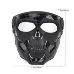 Masque de casque d'horreur de crâne