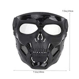 Masque de casque d'horreur de crâne