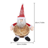 Figurine mignonne pour personnes âgées, panier à bonbons, pomme, ornement en bambou