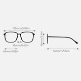 Lunettes de soleil à grande monture