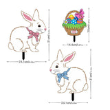 Panneau de signalisation de jardin pour Pâques