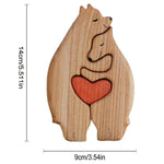 Ornement puzzle en bois DIY