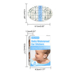 Autocollants d'oreille imperméables pour bébé