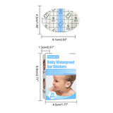 Autocollants d'oreille imperméables pour bébé