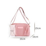 Sac à bandoulière plissé de couleur unie