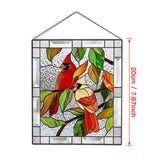 Panneau de vitrail Cardinal