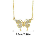 Collier depapillon en patchwork magnétique