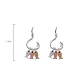 Boucles d'oreilles petits pompons de poisson
