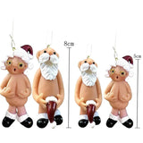 Pendentif Père Noël 2022 Nouvel An Résine Décoration de Noël
