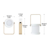 Lampe télescopique en bois créative