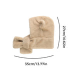 Bonnet avec écharpe intégré pour bébé
