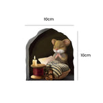 3D souris autocollant mural