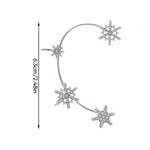 Boucles D'oreilles Diamant Et Zircon Sans Trous