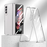 Étui de téléphone double face en verre trempé magnétique pour Samsung