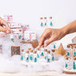 Carte de Noël dans une bouteille