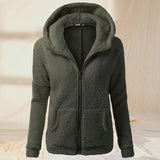 Manteau à Capuche en Peluche