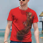T-shirt Pour Hommes 3D Print Graphic