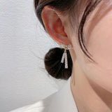 Boucles d'Oreilles Papillon Strass