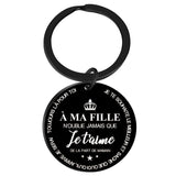 Porte-clés en acier inoxydable