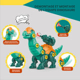 Ensemble de construction de jouets de dinosaure bricolage