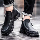 Bottes à outils zippées douces et respirantes pour hommes