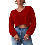 T-shirt Ample à Encolure en V
