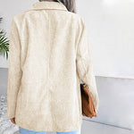 Blazer polyvalent en velours côtelé