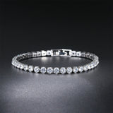 Bracelet de Moissanite Etincelant